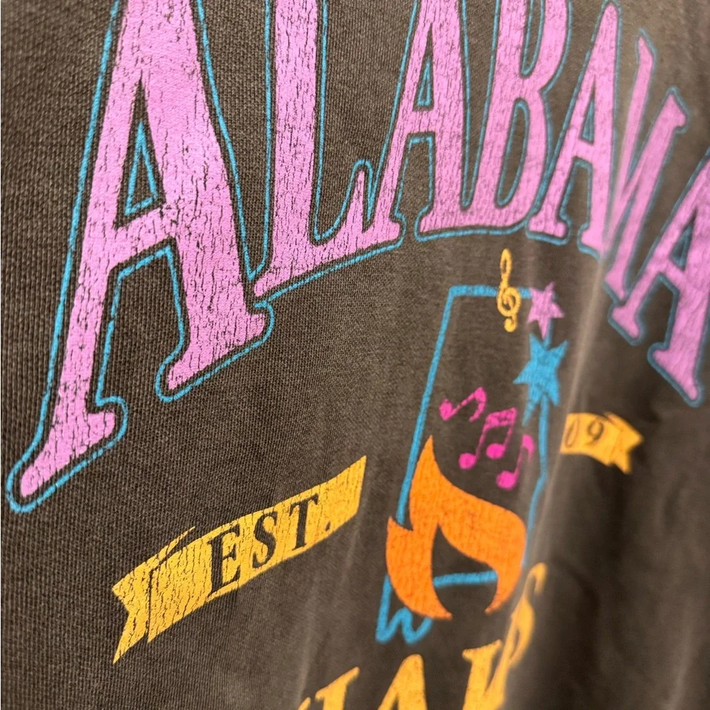 Gray vintage look Alabama Shakes unisex sweatshirt - Picture 3 of 4